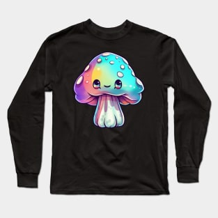 Cute Psychedelic Mushroom Long Sleeve T-Shirt